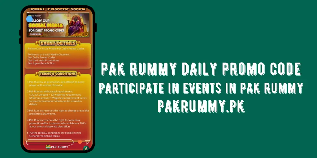 Pak Rummy Promo Code