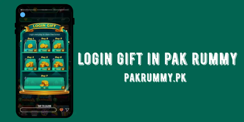 Daily Login Bonus in PK Rummy