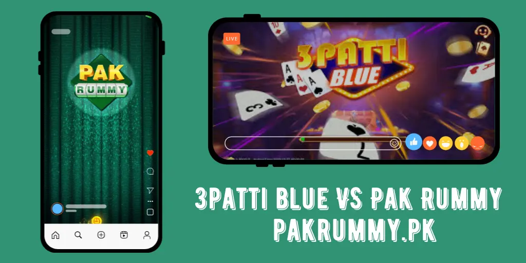 3patti blue Vs pak rummy